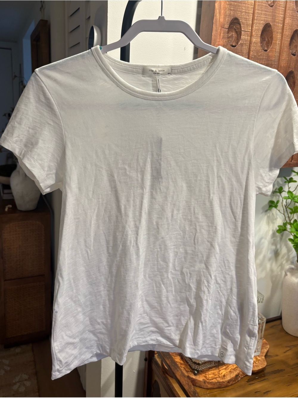 NWT Rag & Bone The SB Tee White Size M $98